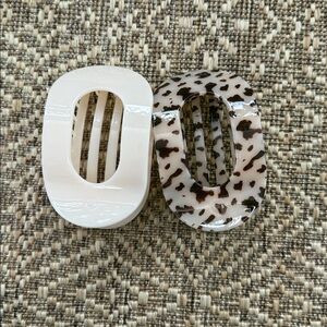 Teleties Hair Clips. Bundle of two. Large size.